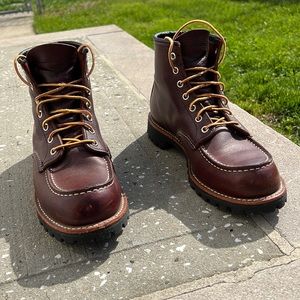 Red Wing Roughneck in briar size 9.5D